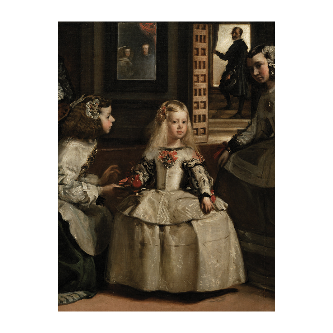 "Panny dworskie" (fragm.) Velázquez